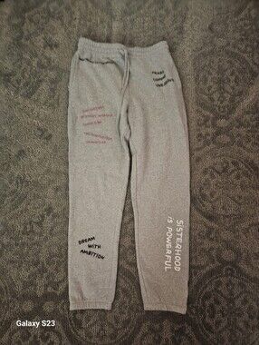 Zadig and Voltaire X Sofia Band of Sisters Jogger Pant Sweatpant Grey Sz L